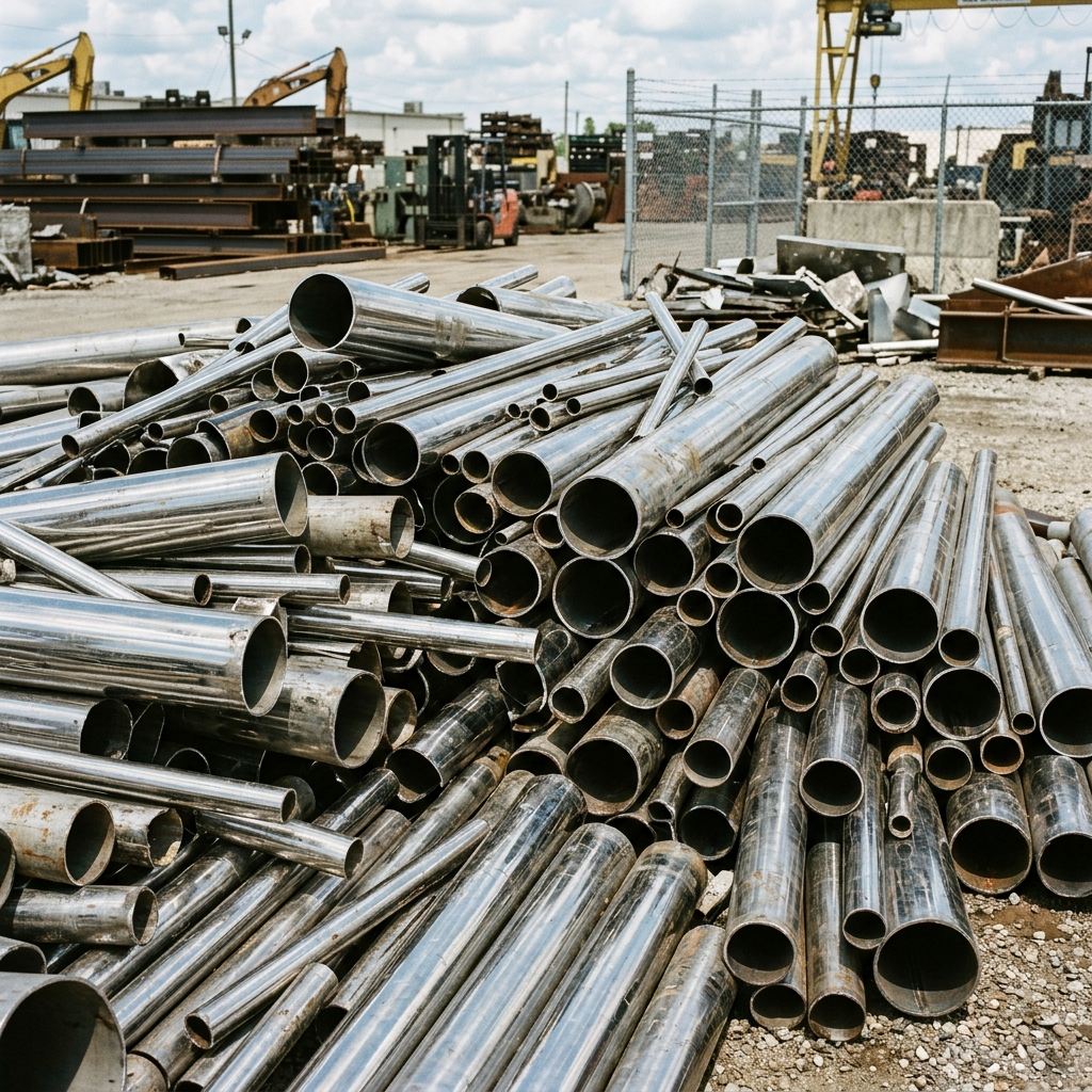 Stainless steel pipes scrap